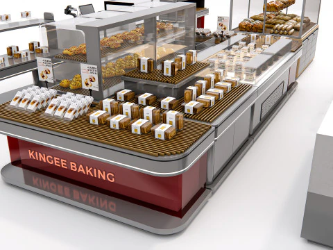 Bakery interior 3 3D Model