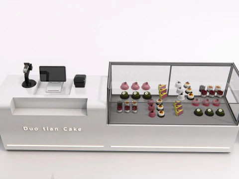 Bakery interior 3 3D Model