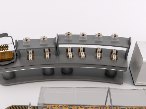 Bakery interior 3 3D 모델