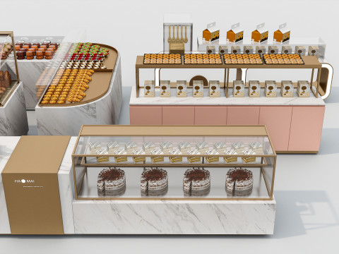 Bakery interior 4 Modelo 3D