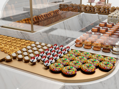 Bakery interior 4 Modelo 3D