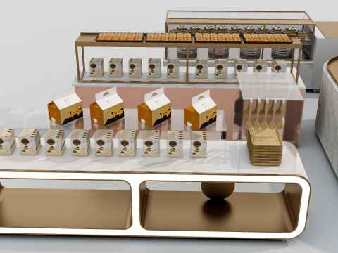 Bakery interior 4 Modelo 3D
