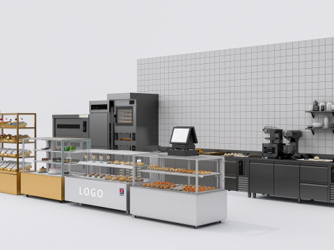 Bakery interior 5 3D Модель