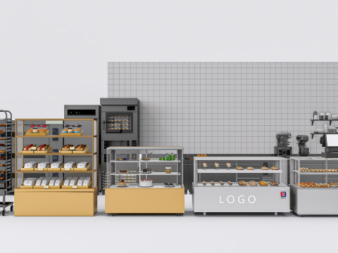 Bakery interior 5 3D Модель