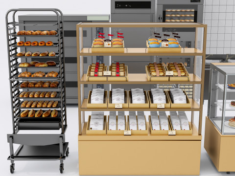 Bakery interior 5 3D Модель
