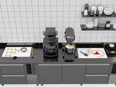 Bakery interior 5 3D Модель