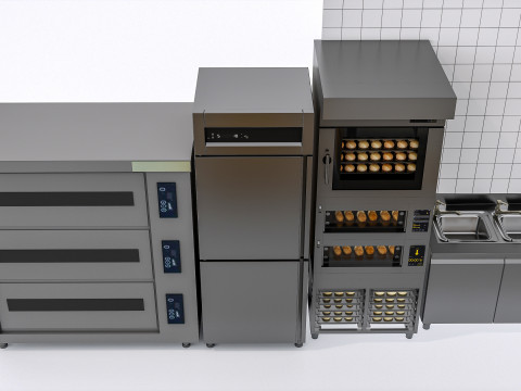 Bakery interior 5 3D Модель
