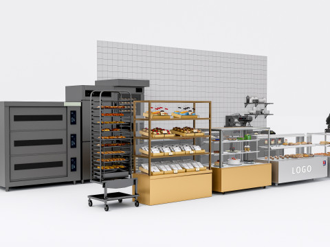 Bakery interior 5 3D Модель