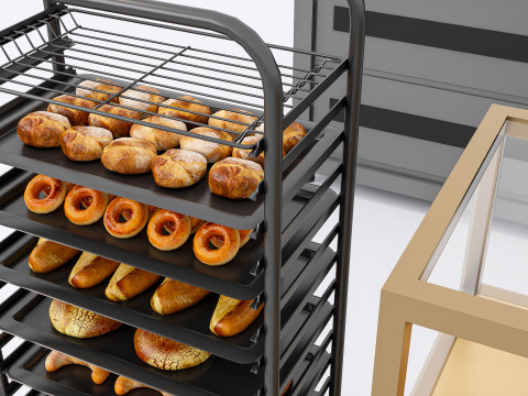 Bakery interior 5 3D Модель