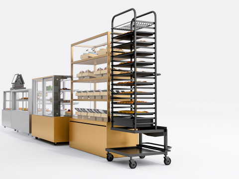 Bakery interior 5 3D Модель