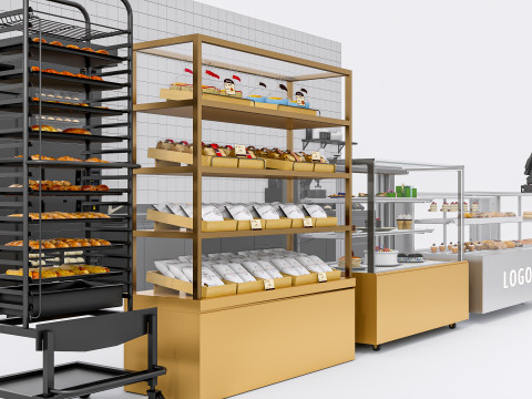 Bakery interior 5 3D Модель