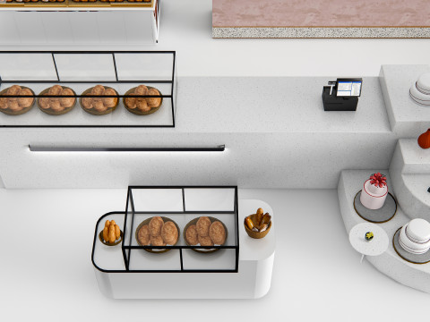 Bakery interior 6 3D Model
