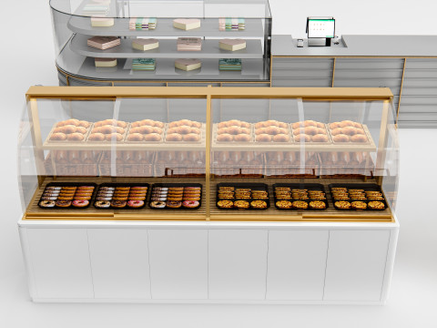 Bakery interior 6 3D Model