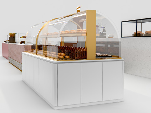 Bakery interior 6 3D Model