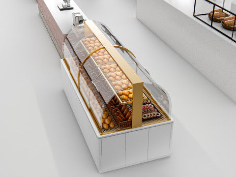 Bakery interior 6 3D Model