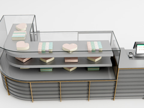 Bakery interior 6 3D Model
