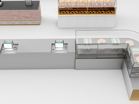 Bakery interior 6 3D Model