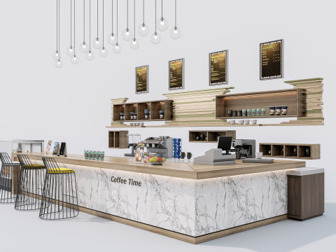 Bar interior 1 3D Модель