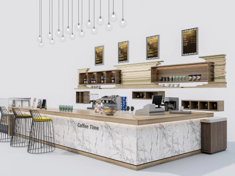 Bar interior 1 3D Model