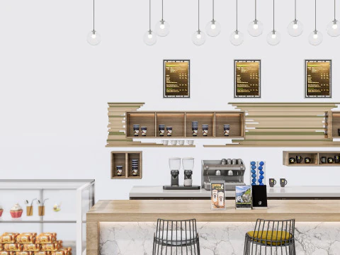 Bar interior 1 3D Model