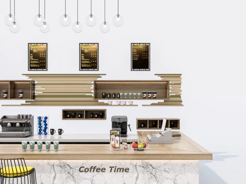 Bar interior 1 3D Model