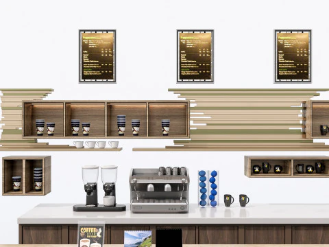 Bar interior 1 3D Model