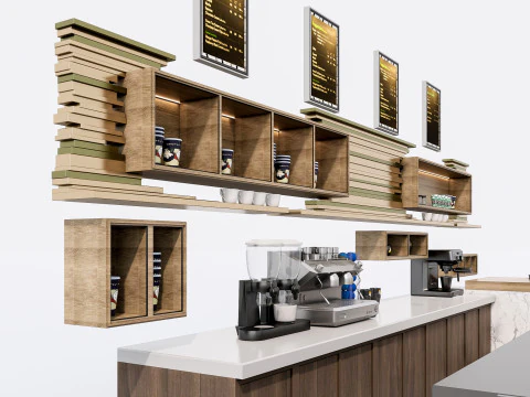 Bar interior 1 3D Model