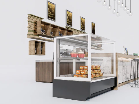 Bar interior 1 3D Model