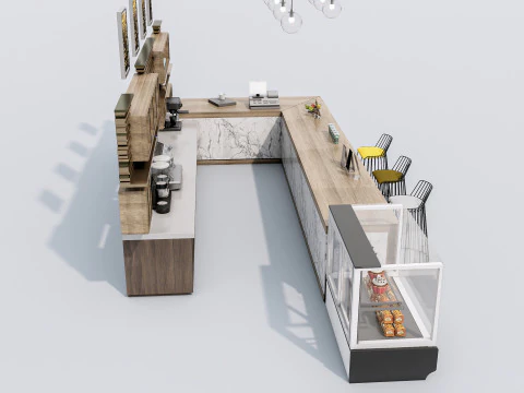 Bar interior 1 3D Model