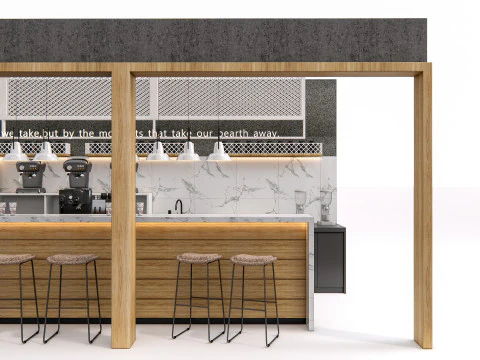 Interior do bar 2 Modelo 3D