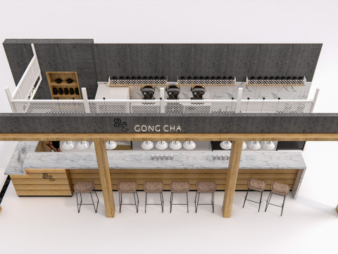 Bar interior 2 Model 3D