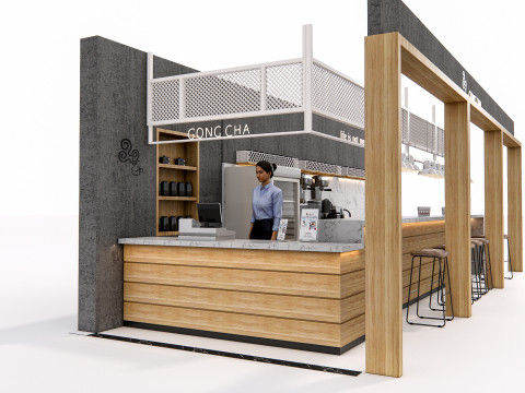 Bar interior 2 Model 3D