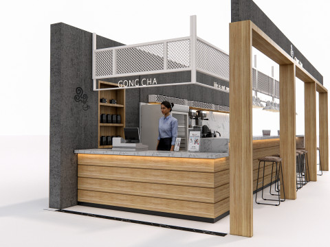 Bar interior 2 Model 3D