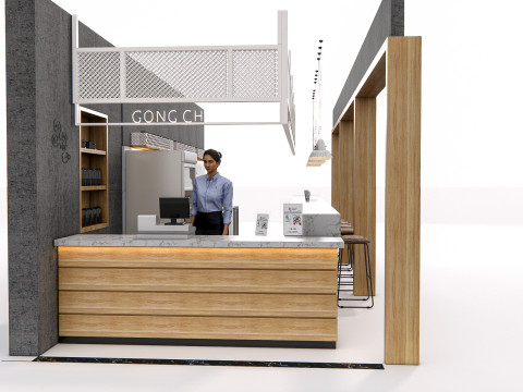 Bar interior 2 Model 3D