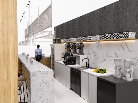 Bar interior 2 Model 3D