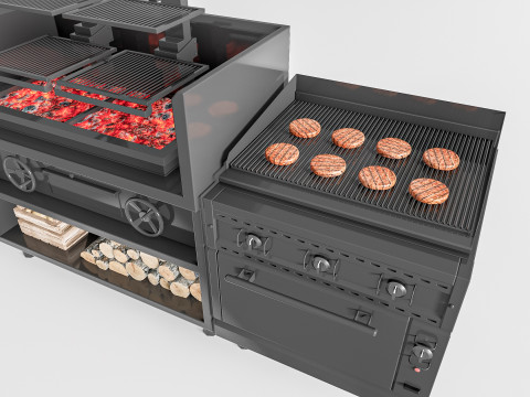 Barbecue grill 1 3D 모델