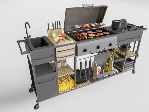 Barbecue grill 1 3D 모델