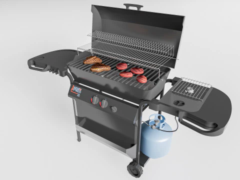 Griglia per barbecue1 Modello 3D