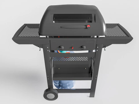 Griglia per barbecue1 Modello 3D