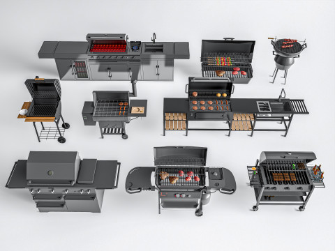 Barbecue grill 2 Modèle 3D