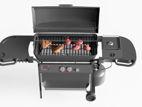 Barbecue grill 2 Modelo 3D
