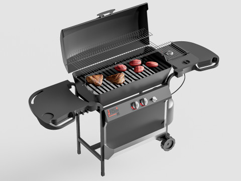 Barbecue grill 2 Modelo 3D