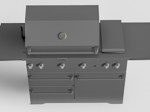 Barbecue grill 2 Modelo 3D