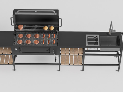 Barbecue grill 2 Modelo 3D