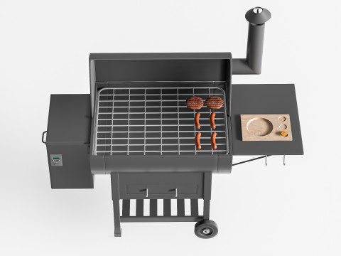 Barbecue grill 2 Modelo 3D