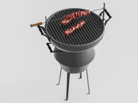 Barbecue grill 2 Modelo 3D