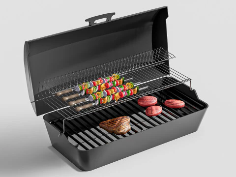 Churrasqueira 2 Modelo 3D