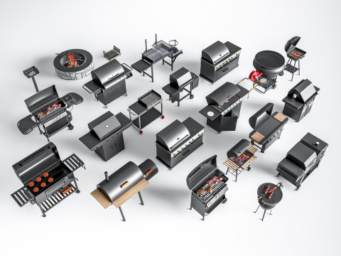 Barbecue grill 3 Modèle 3D