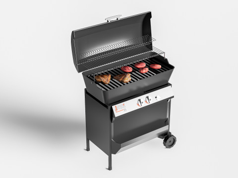 Barbecue grill 3 Modello 3D