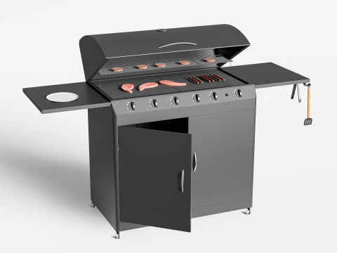 Barbecue grill 3 Modello 3D